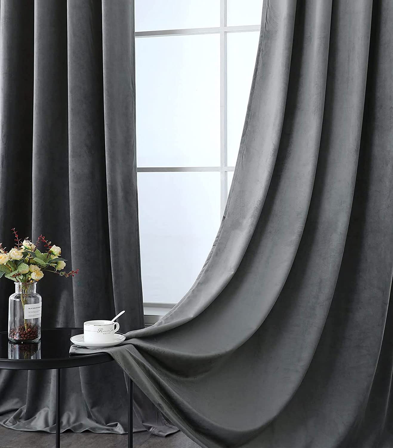 Velvet Curtains – Premium Quality (Set of 2)