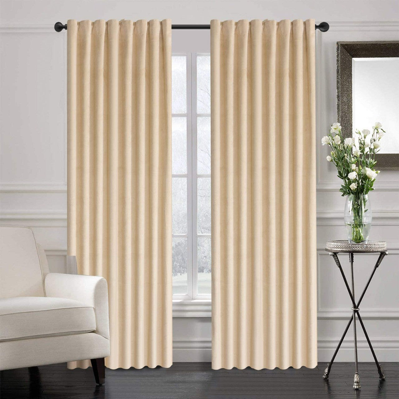 Velvet Curtains – Premium Quality (Set of 2)