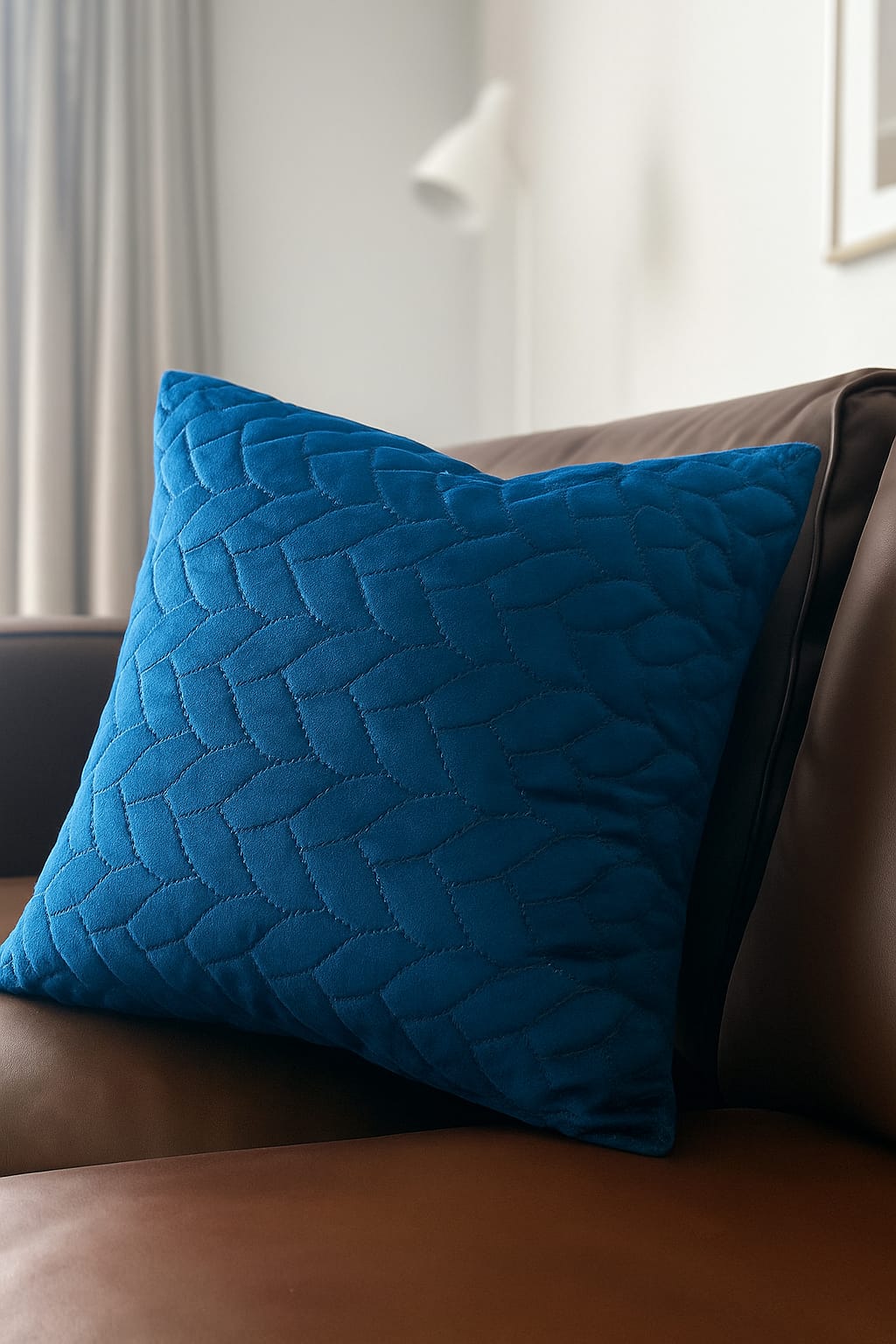 Elegant Quilted Cushion