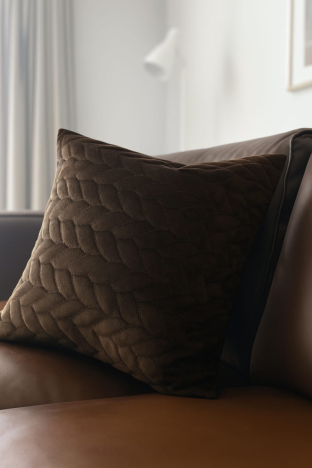 Elegant Quilted Cushion