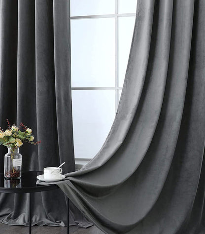 Velvet Curtains – Premium Quality (Set of 2)