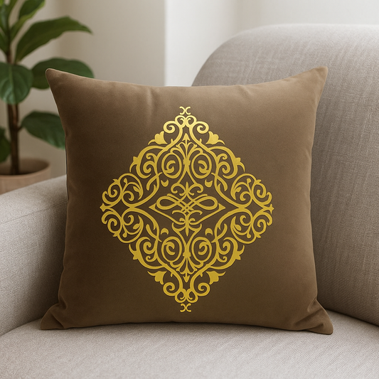 Luxury Embroidered Cushion Covers – 15x15 Inch